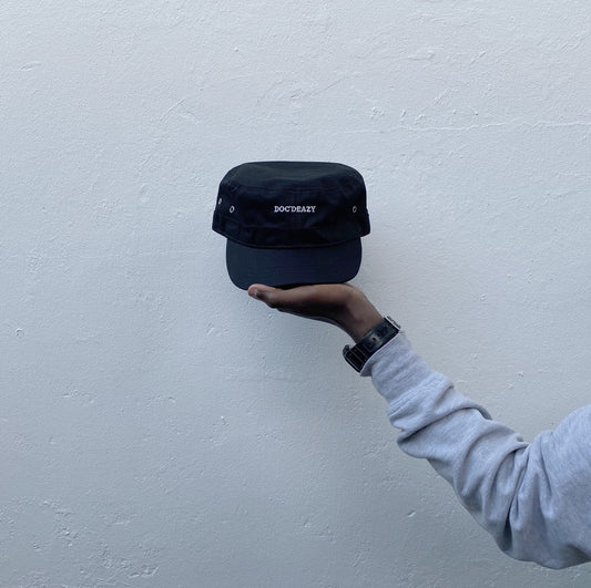 Doc Deazy Military Cap Black